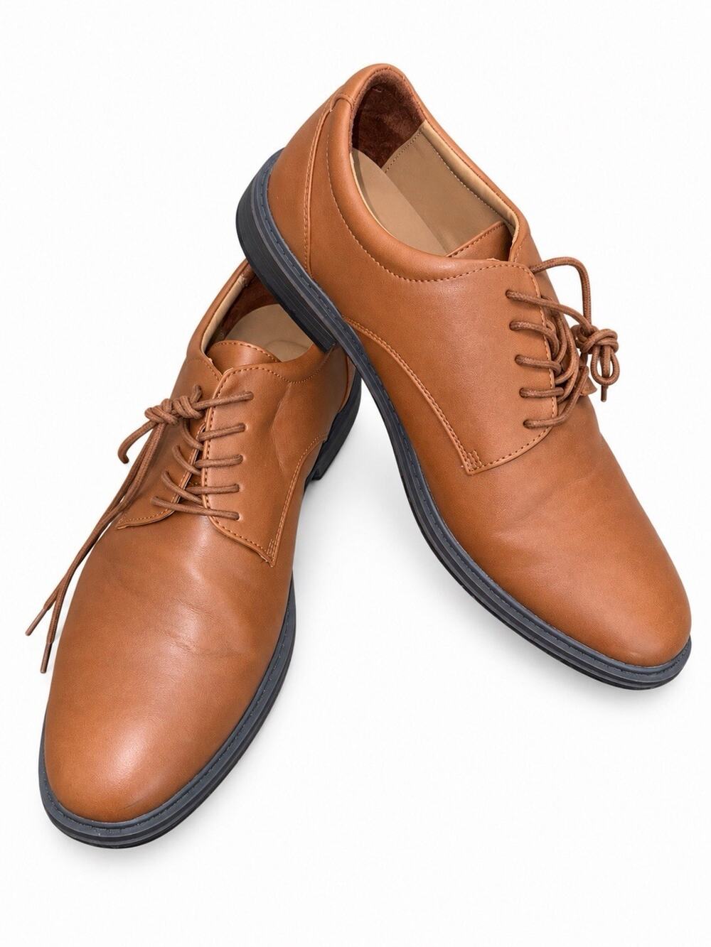 Goodfellow & Co Men’s Leo Dress Shoes Size 11.5 Brown Lace Up NWT